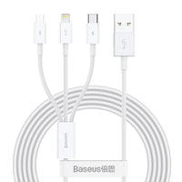 Superior 3in1 USB cable - Lightning / USB Type C / micro USB