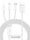 Superior 3in1 USB cable - Lightning / USB Type C / micro USB