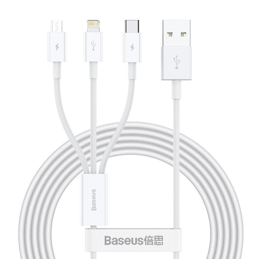 Überlegenes 3-in-1-USB-Kabel – Lightning / USB Typ C / Micro-USB
