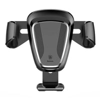 Baseus gravity air vent car holder for 4-6" phone black