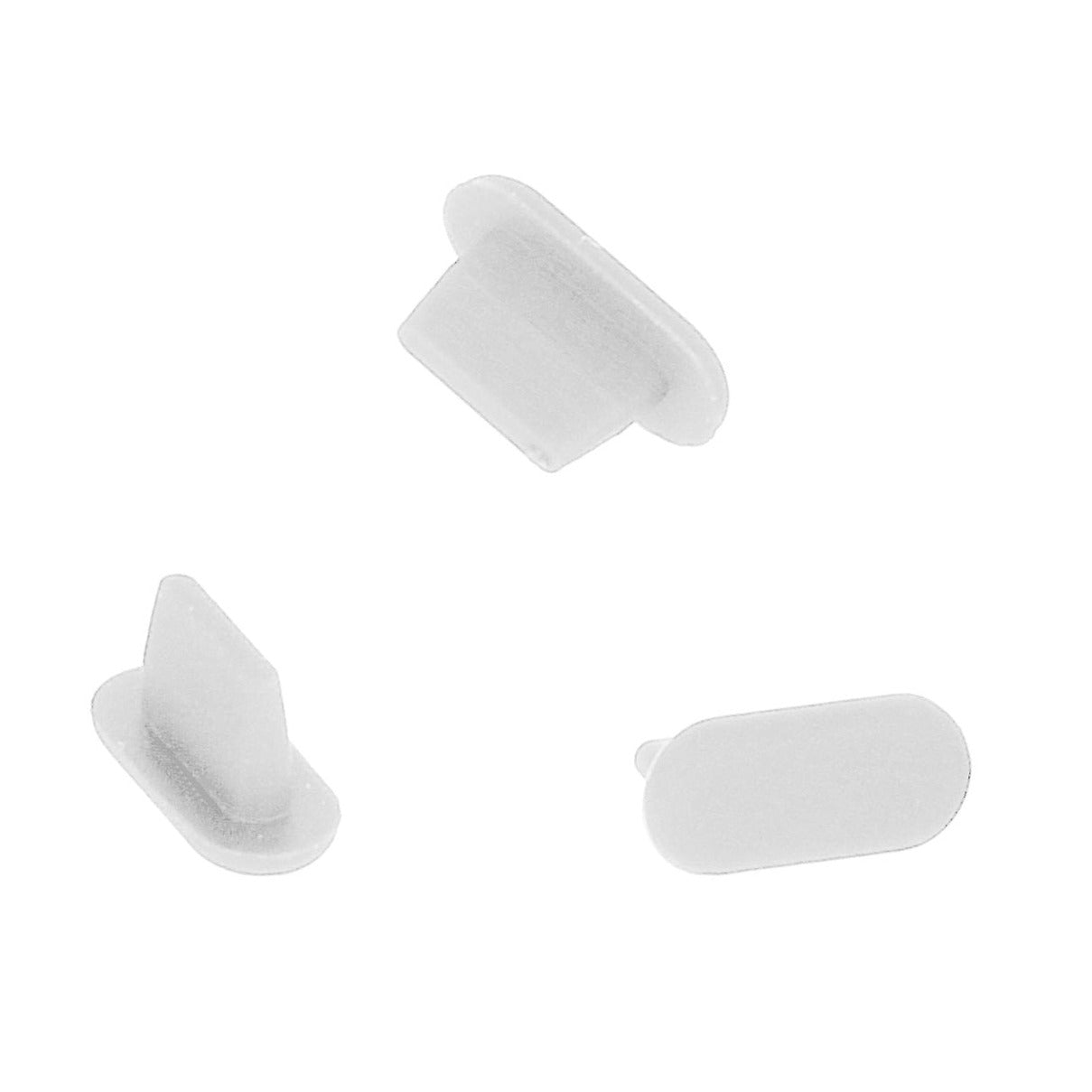 LIGHTNING SILICONE DUST CAP WHITE - 5 PIECES