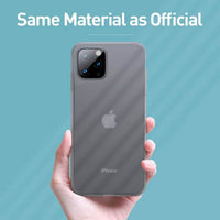 iPhone 11 Pro Max case Jelly Liquid Silica Gel Protective Transparent Black