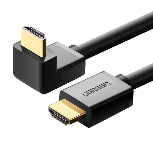 Angled HDMI Cable (90°) 4K 1m Black - MIZO.at