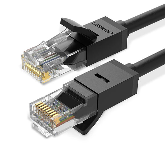 LAN Ethernet U/UTP Cat. 6 1000Mbps 8m Black - MIZO.at