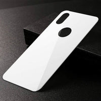 iPhone XS 0.3 mm Full Coverage Curved T Glass Rear Protector | White - MIZO.at