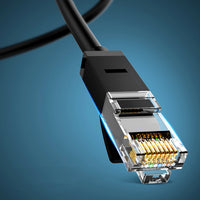 CAT 6 Ethernet Cable 8M | 1000Mbps Network LAN Cable Black - MIZO.at