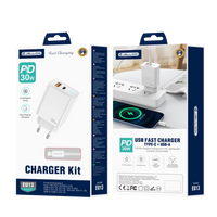 30W GaN PD Wall Charger - JELLICO EU13 (White)