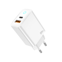 30W GaN PD Wall Charger - JELLICO EU13 (White)