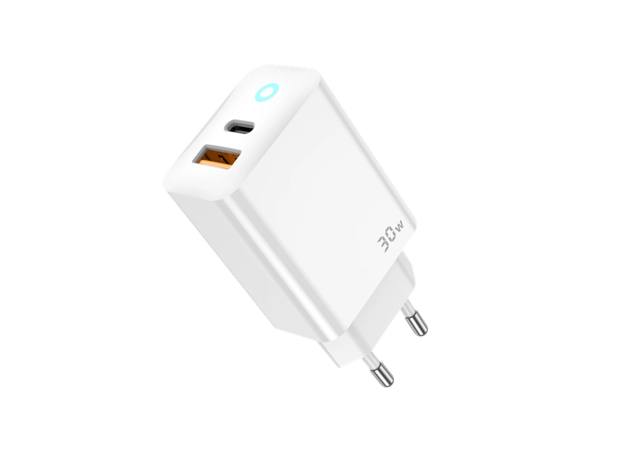 30W GaN PD Wall Charger - JELLICO EU13 (White)