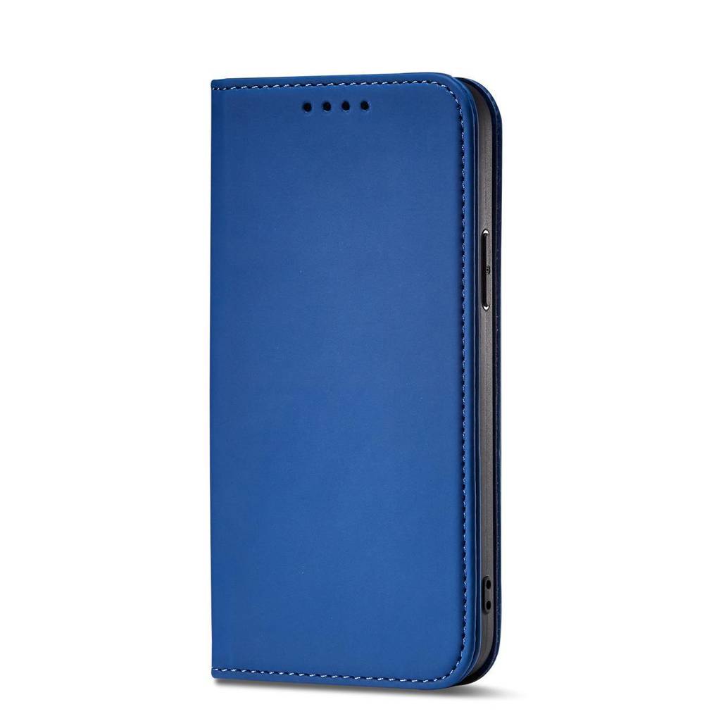 Samsung Galaxy A54 5G Series Magnetic Card Holder Flip Cover - Blue - MIZO.at