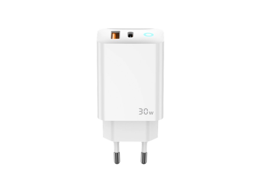 30W GaN PD Wall Charger - JELLICO EU13 (White)