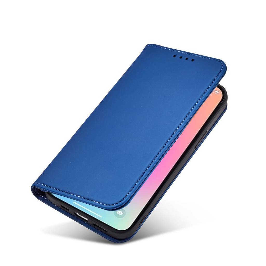 Samsung Galaxy A54 5G Series Magnetic Card Holder Flip Cover - Blue - MIZO.at