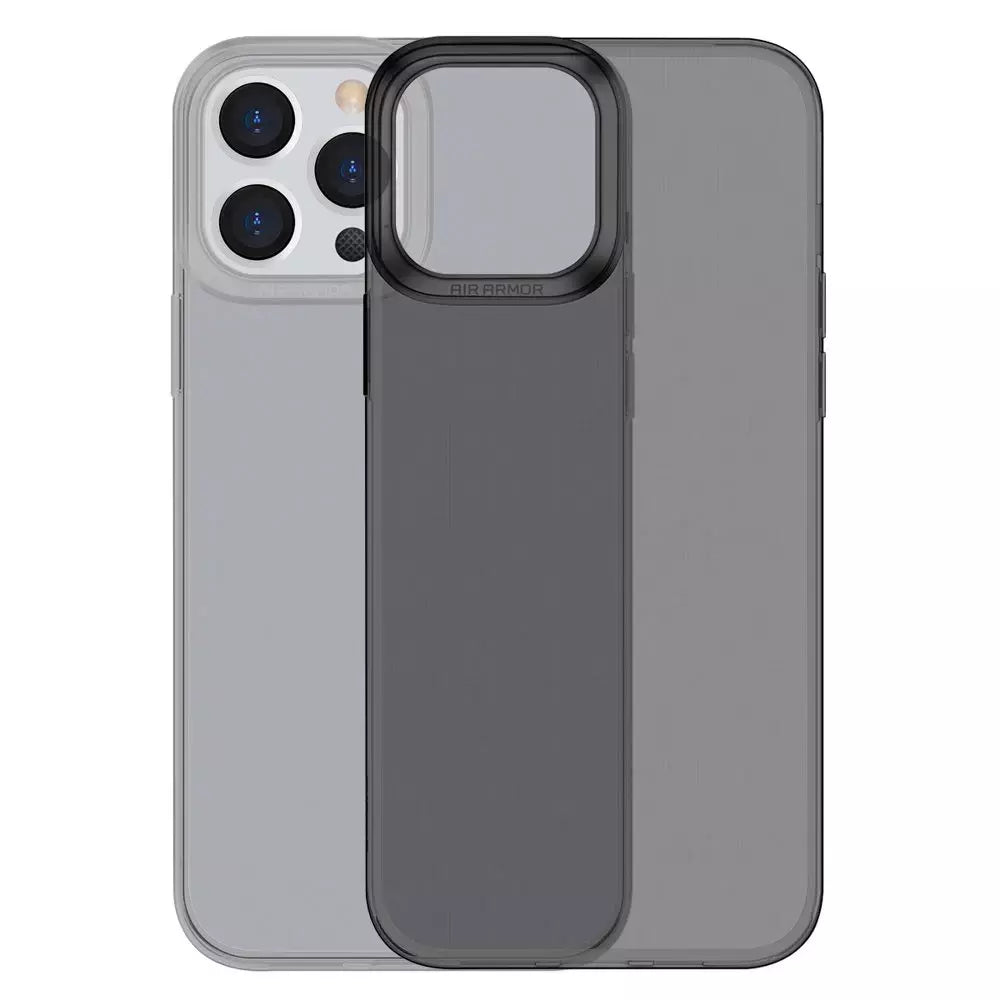 iPhone 13 Pro Max Case | Transparent Gel Black - MIZO.at