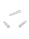 SILICONE DUST CAP JACK 3.5MM WHITE - 05 PIECES