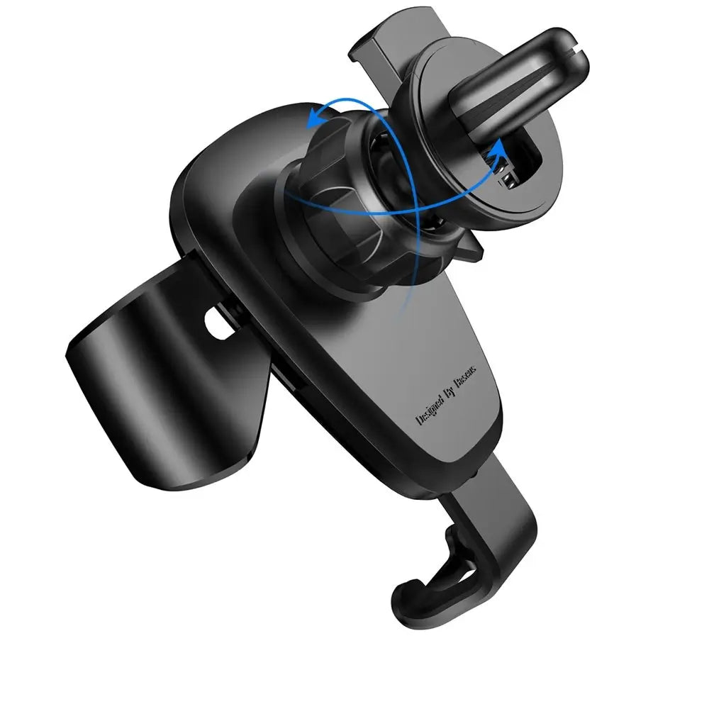 Baseus Gravity Air Vent Car Holder | 4-6" Phones | Black - MIZO.at