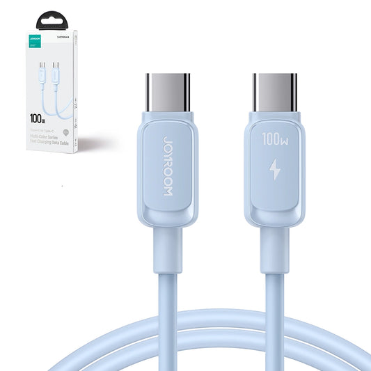 Joyroom 100W fast USB C to USB C Cable - 100W Fast Charging (1.2m) - Blue - MIZO.at