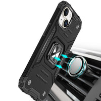 iPhone 15 Pro Wozinsky Ring Armor Case | Sleek Protection in Black - MIZO.at