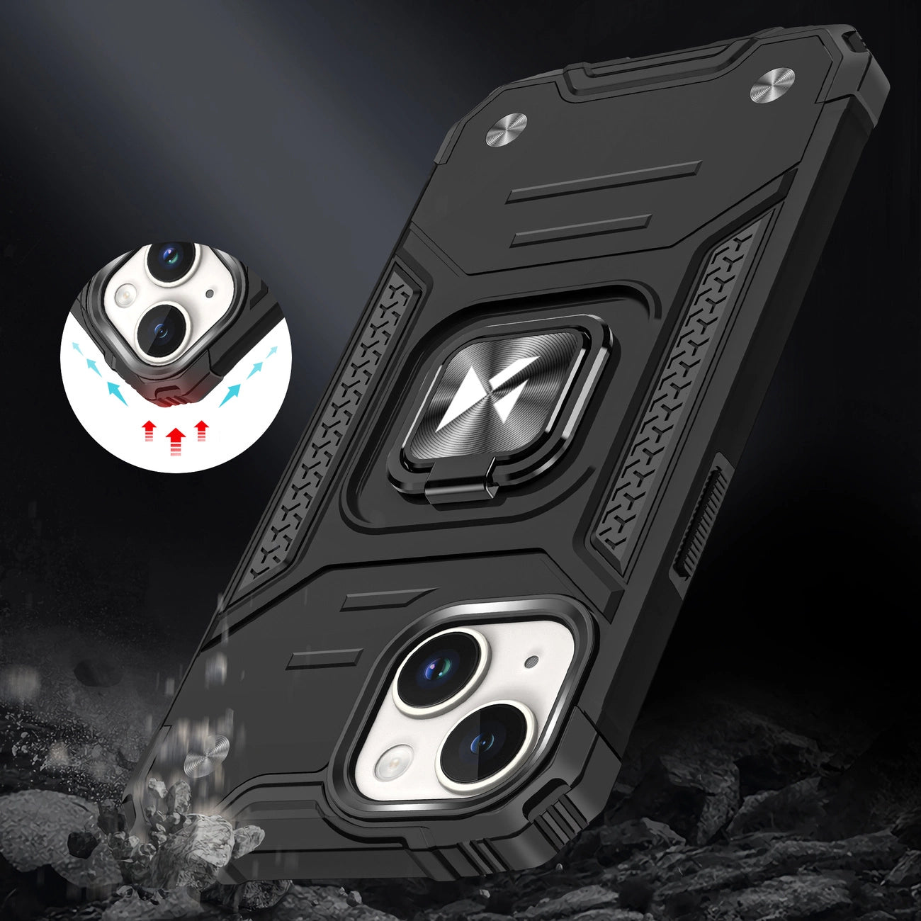 iPhone 15 Case Wozinsky Ring Armor: Durable Protection with Style - MIZO.at