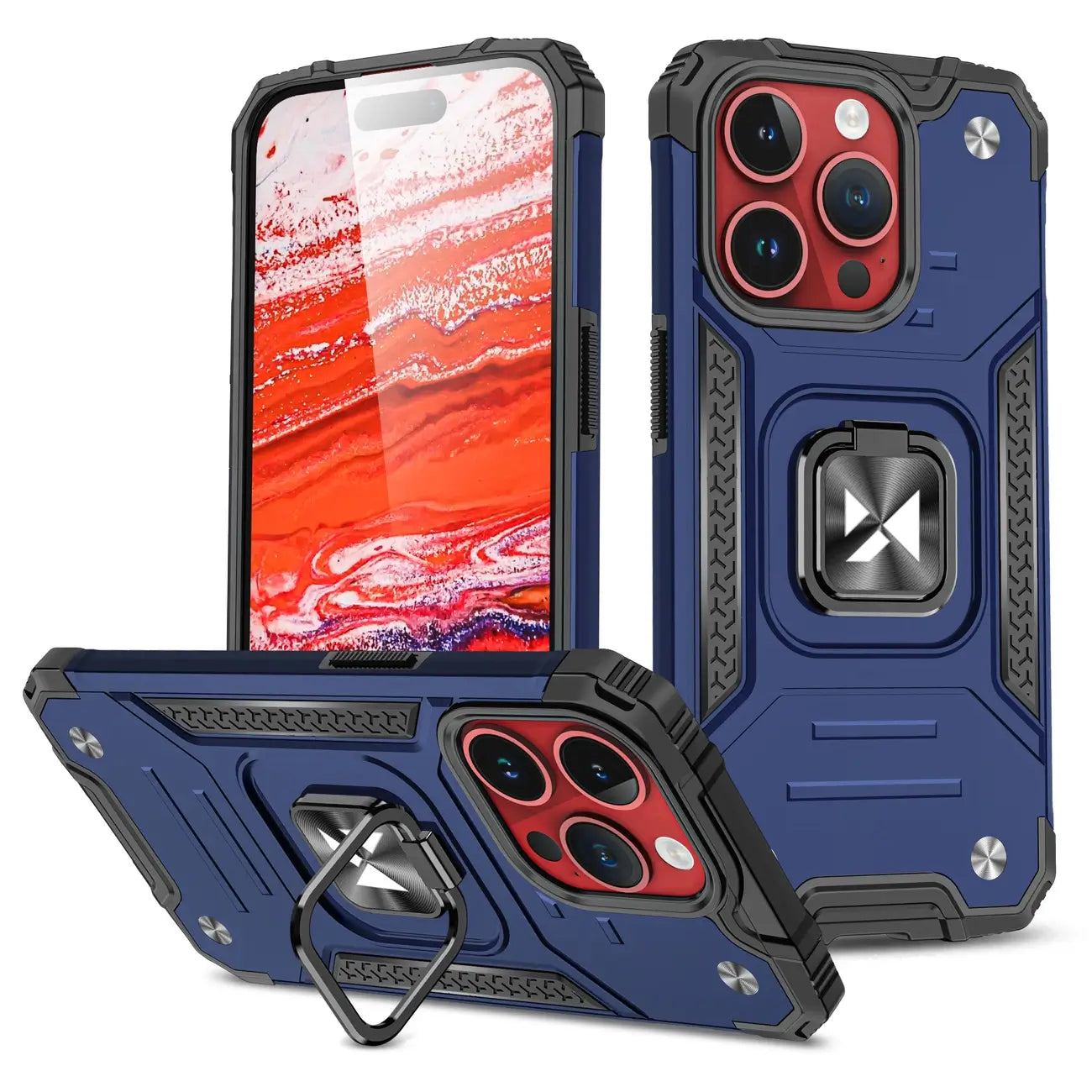 iPhone 15 Pro Max Wozinsky Ring Armor Case | Ultimate Protection in Blue - MIZO.at