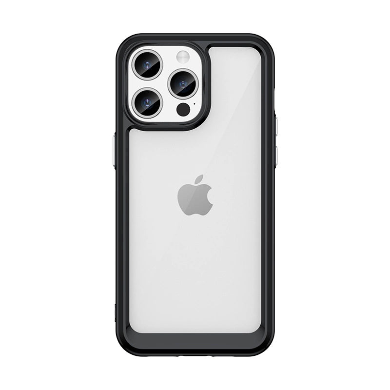 iPhone 15 Pro Max Outer Space Case | Reinforced Black Protection - MIZO.at