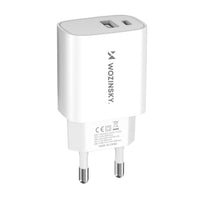 Wozinsky 20W USB-A USB-C Wandladegerät - Weiß