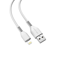 3.1A Lightning Charging Cable 1m - Jellico KDS-30  - White