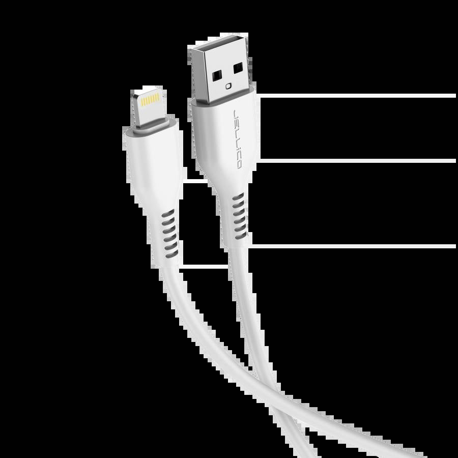 3.1A Lightning Charging Cable 1m - Jellico KDS-30  - White