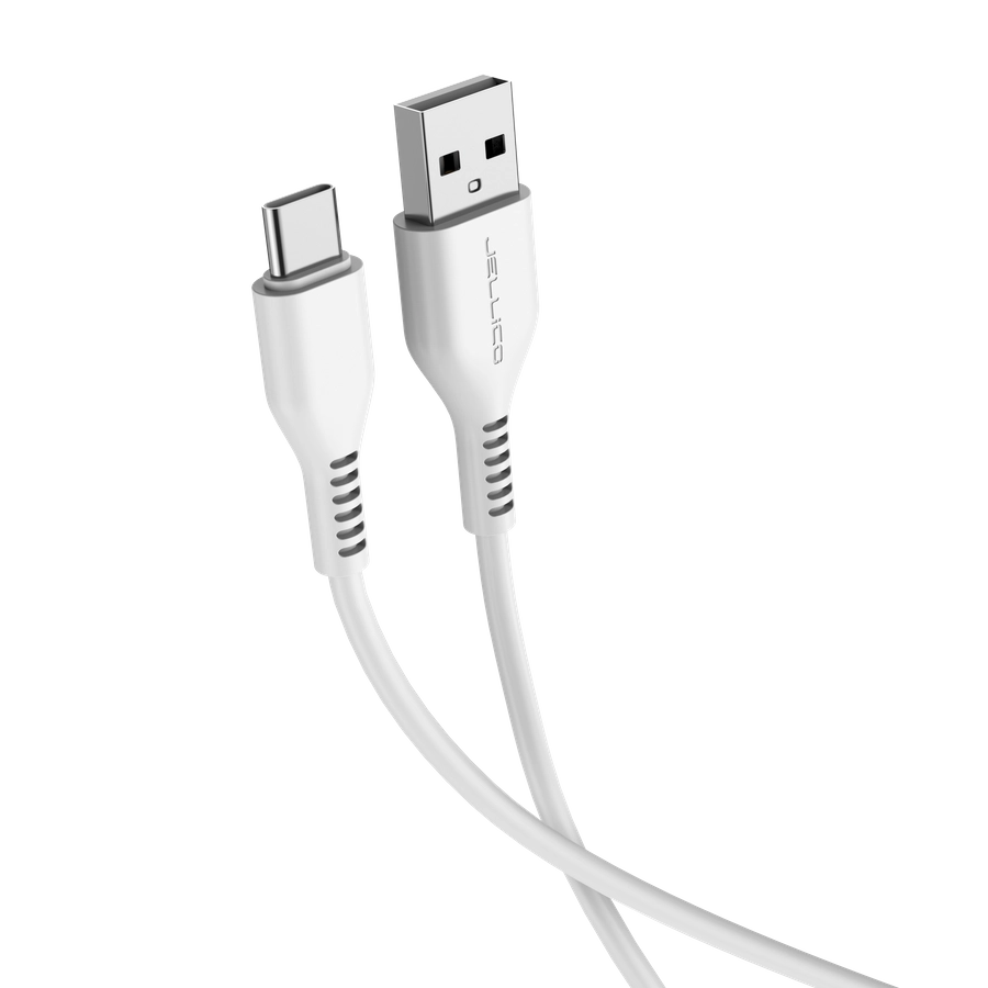 3.1 A 1M USB-C Charging Cable - Jellico KDS-30 - White