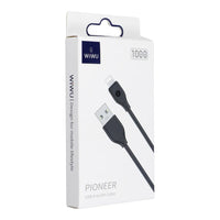 Pioneer Series Lightning Data Cable | 2.4A, 1m, Black - MIZO.at