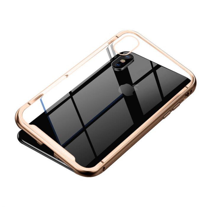 iPhone XS Case Magnetite Hardware | Gold - MIZO.at