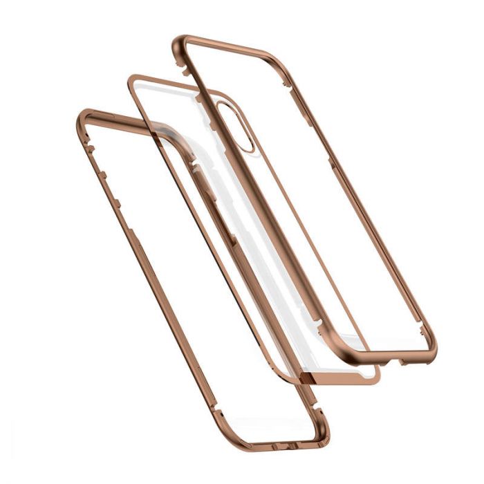 iPhone XS Case Magnetite Hardware | Gold - MIZO.at