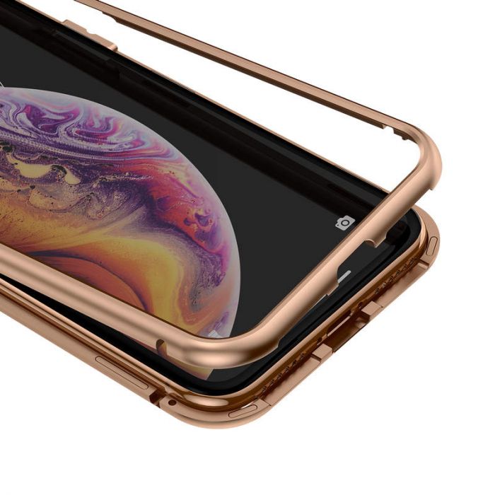 iPhone XS Case Magnetite Hardware | Gold - MIZO.at