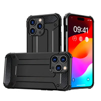 iPhone 15 Pro Hybrid Armor Series | Black, Shockproof Protection - MIZO.at