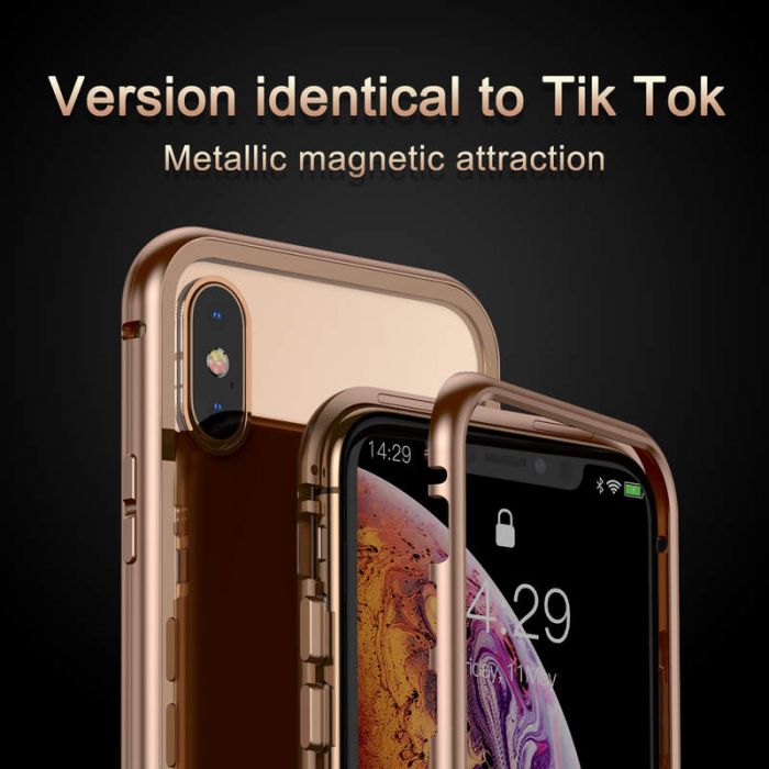 iPhone Xs case Magnetite hardware Gold (WIAPIPH58-CS0V)