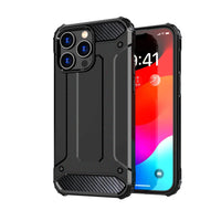 iPhone 15 Pro - Hybrid Armor Series (Black) - MIZO.at