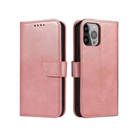 iPhone 15 Pro Max Magnet Flip Case | Pink, Magnetic Protection - MIZO.at