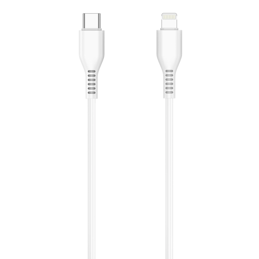 20W 1m USB-C to Lightning PD Charging Cable - Jellico KDS-30 - White