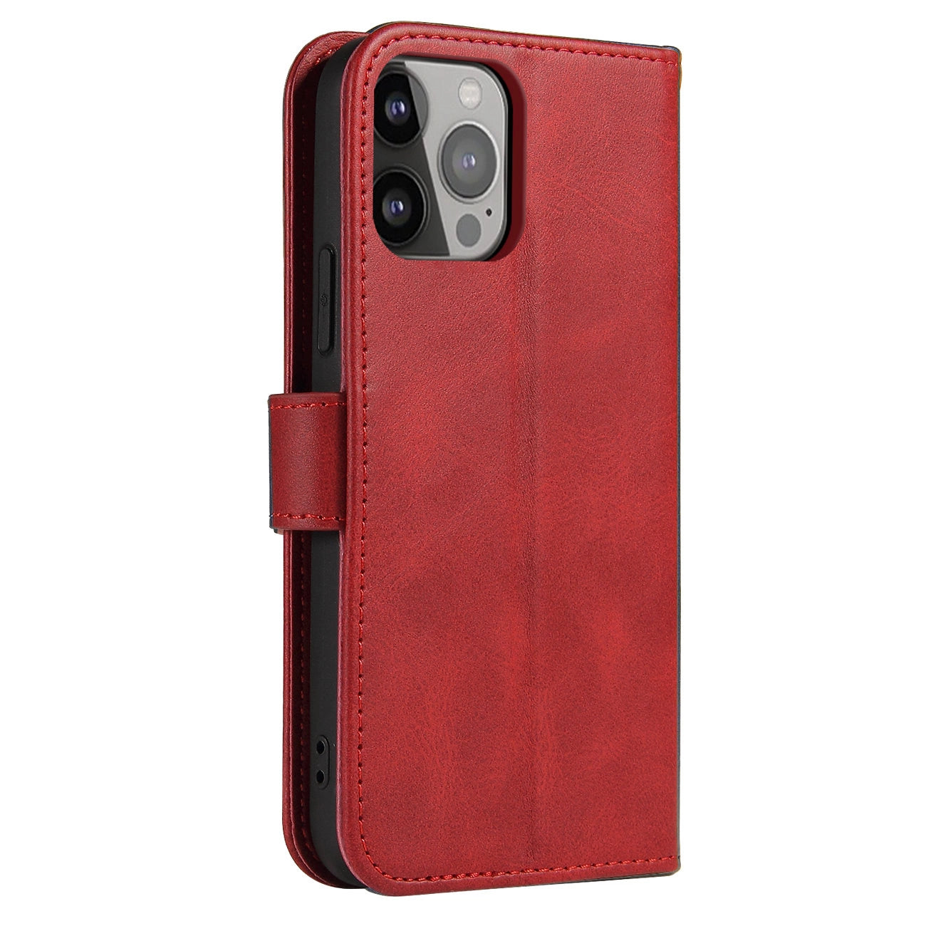 iPhone 15 Pro Max - Magnet Flip Case (Red) - MIZO.at