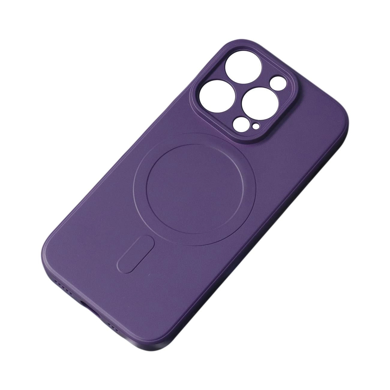 iPhone 14 Pro Max Silicone Case | Purple, MagSafe Compatible - MIZO.at