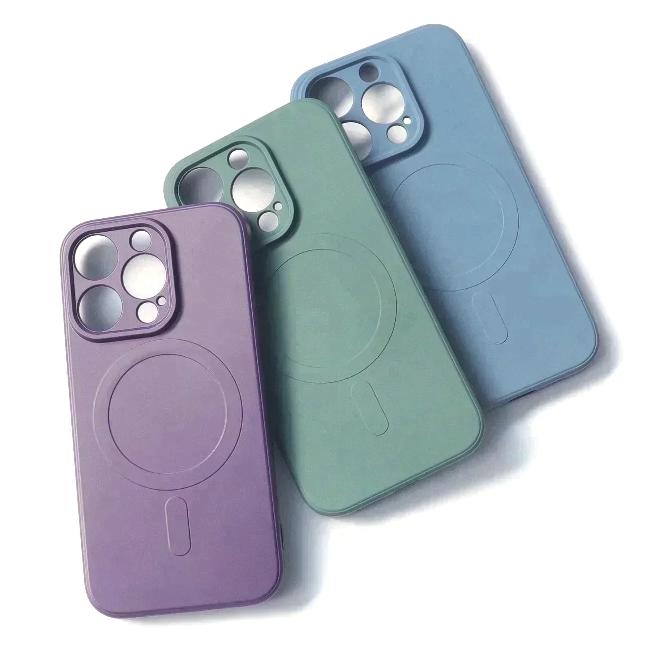 iPhone 15 MagSafe Silicone Case - Blue - MIZO.at