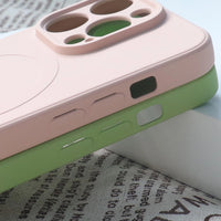 iPhone 14 Pro Max Silicone Case MagSafe - Beige - MIZO.at