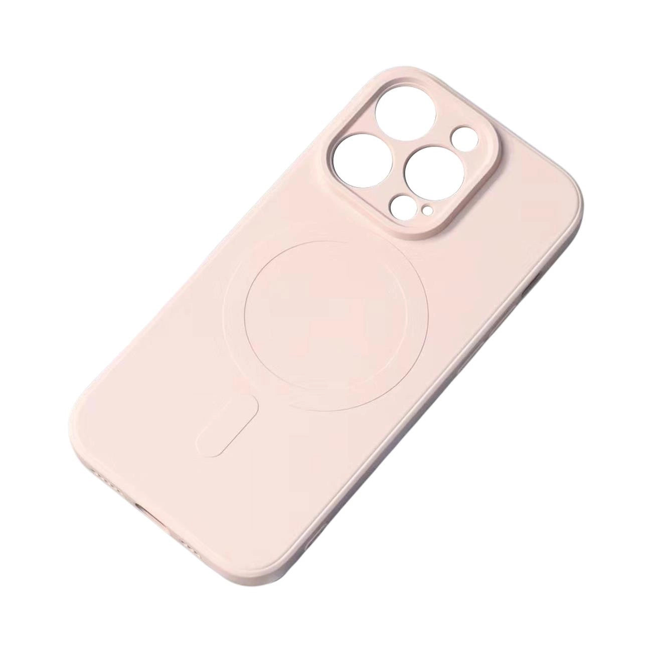 iPhone 14 Pro Max Silicone Case MagSafe - Beige - MIZO.at