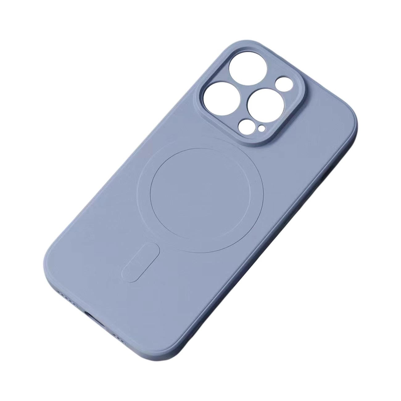 iPhone 14 Pro Max Silicone Case MagSafe - Ice Blue - MIZO.at