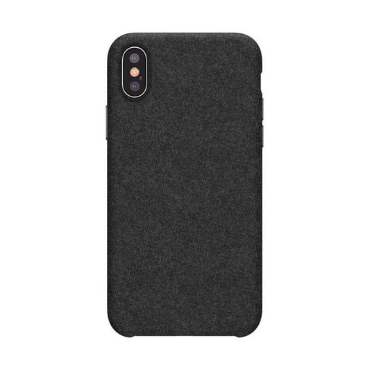 iPhone Xs Max Hülle Original Super Fiber Schwarz (WIAPIPH65-YP01)