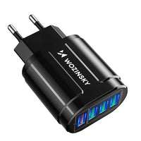 48W 4-Port Wall Charger - Black - MIZO.at