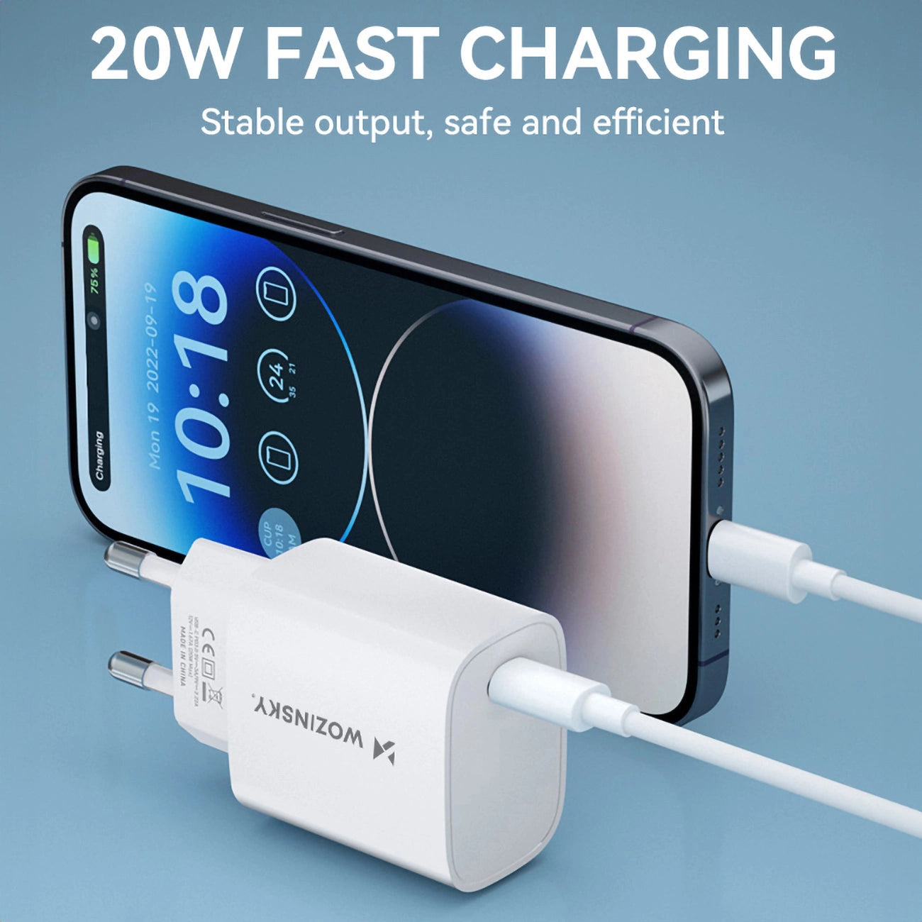 Wozinsky WGWCCW 20W USB-C-Wandladegerät