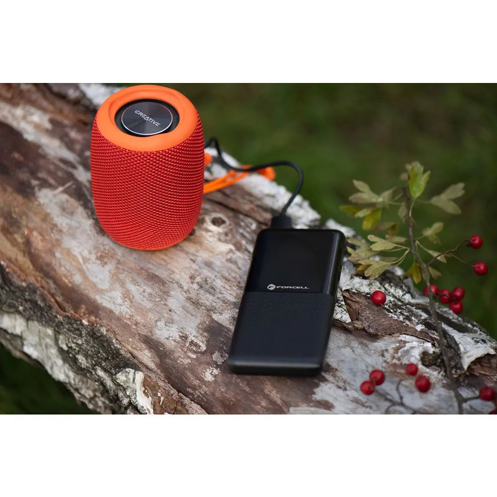 Forcell F-Energy P10K1 Power Bank | 10,000mAh Black Charger - MIZO.at