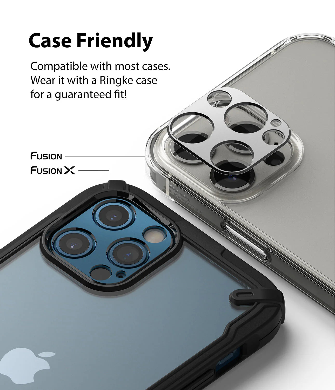 iPhone 12 Pro Camera Protector | Silver | Aluminum Lens Guard - MIZO.at