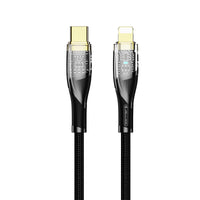 30W USB-C to Lightning PD Charging Cable - Jellico B20 - Black