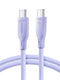 Joyroom 60W USB Type C 1M Cable - Purple - MIZO.at